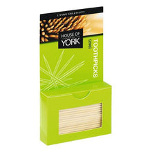 Load image into Gallery viewer, House Of York - 200 Bamboo Toothpicks - Natural
