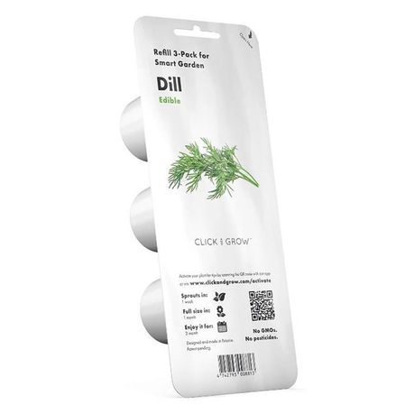 Click and Grow Dill Refill for Smart Herb Garden - 3 Pack Buy Online in Zimbabwe thedailysale.shop