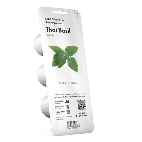 Click and Grow Thai Basil Refill for Smart Herb Garden - 3 Pack Buy Online in Zimbabwe thedailysale.shop