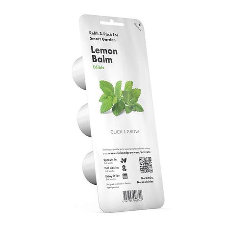 Click and Grow Lemon Balm Refill for Smart Herb Garden - 3 Pack Buy Online in Zimbabwe thedailysale.shop