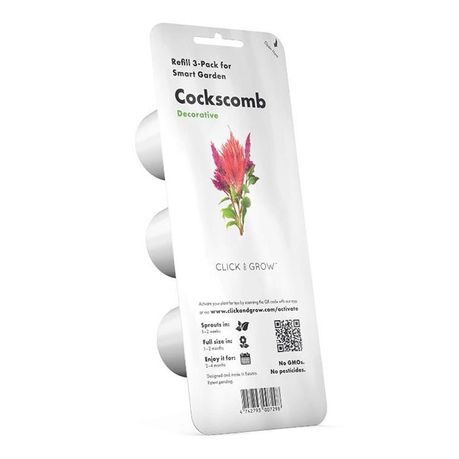 Click and Grow Cockscomb Refill for Smart Herb Garden - 3 Pack Buy Online in Zimbabwe thedailysale.shop