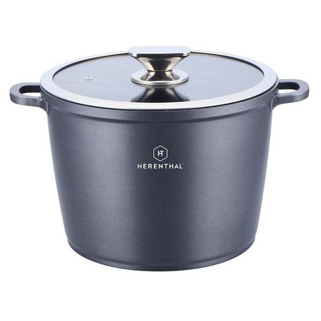 Herenthal 24cm Greblon Non-Stick C3+ Coating Stock Pot