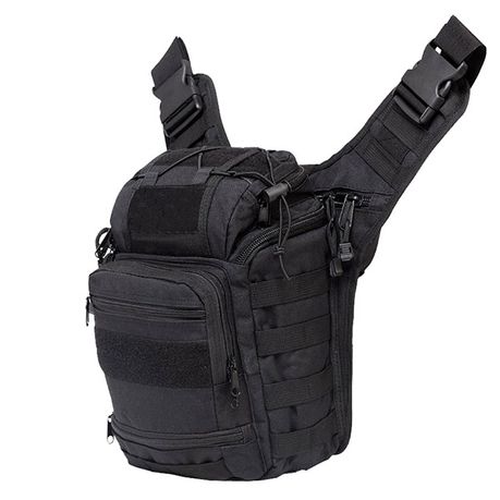 Multi-functional Tactical Messenger Bag - Black Buy Online in Zimbabwe thedailysale.shop