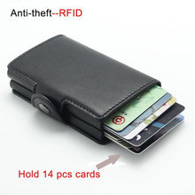 Load image into Gallery viewer, Double Aluminium RFID Credit Card Holder - Black
