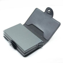 Load image into Gallery viewer, Double Aluminium RFID Credit Card Holder - Black
