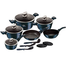 Load image into Gallery viewer, Berlinger Haus 15 Piece Marble Coating Cookware Set - Aquamarine Edition
