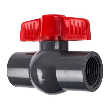 Threaded PVC Ball Valve - 15mm 1/2Inch Bsp (5 Piece Pack) Buy Online in Zimbabwe thedailysale.shop