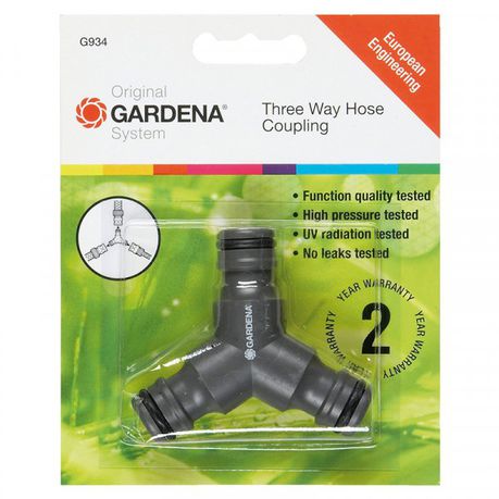 GARDENA 3-Way Y Coupling Buy Online in Zimbabwe thedailysale.shop