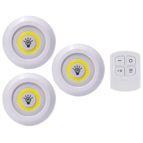 LED/COB Light 3 piece set with Remote Control Buy Online in Zimbabwe thedailysale.shop