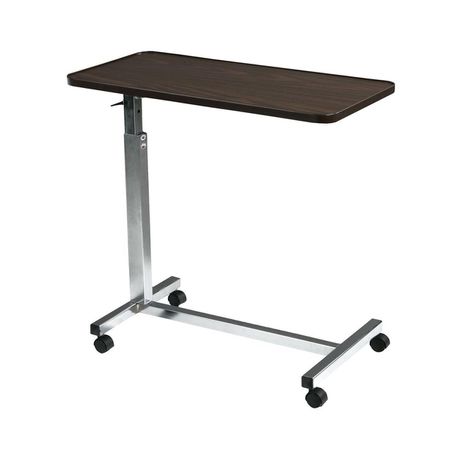 Elements Overbed Table - Height Adjustable Table with Wheels for Bedside Buy Online in Zimbabwe thedailysale.shop
