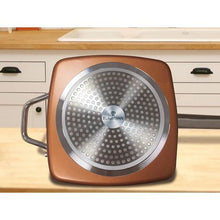 Load image into Gallery viewer, Blaumann 5-Piece Copper Coating Square Pan Set - Copper Collection
