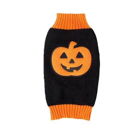 Halloween Dog Pumpkin Sweater for Cat & Puppy (Size: XL) Buy Online in Zimbabwe thedailysale.shop