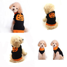 Load image into Gallery viewer, Halloween Dog Pumpkin Sweater for Cat &amp; Puppy (Size: XL)

