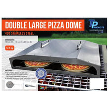 Load image into Gallery viewer, TP Double Large Pizza Dome - Double Pizza Oven with Ceramic Stone for Braais
