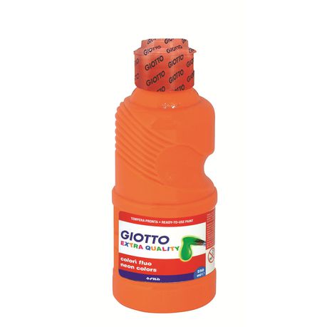 Giotto Fluo Paint 250ml - Orange Buy Online in Zimbabwe thedailysale.shop