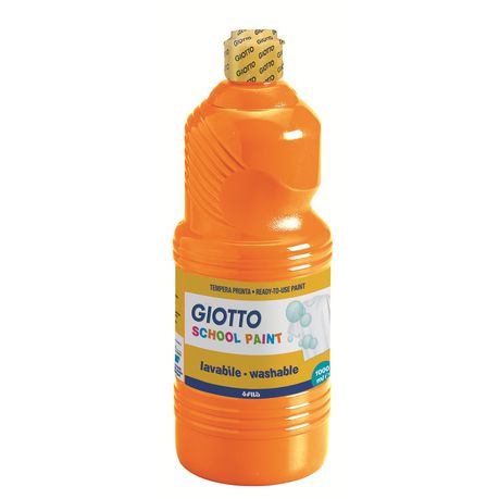 Giotto School Paint 1000ml - Orange Buy Online in Zimbabwe thedailysale.shop
