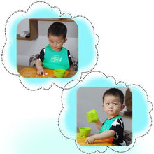 Load image into Gallery viewer, Soft Silicone Baby Bib - Blue
