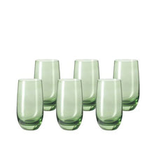 Load image into Gallery viewer, Leonardo Tall Drinking Glass Green SORA - Set of 6
