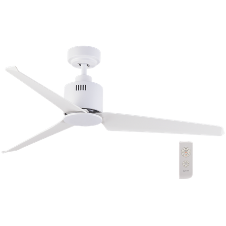 Bright Star - 65W 3 Blade Ceiling Fan Without Light - White