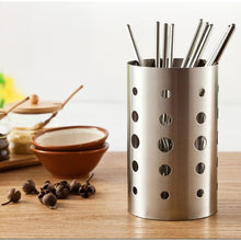 Load image into Gallery viewer, Kitchen Round Hole Water Leaking Chopstick Tube
