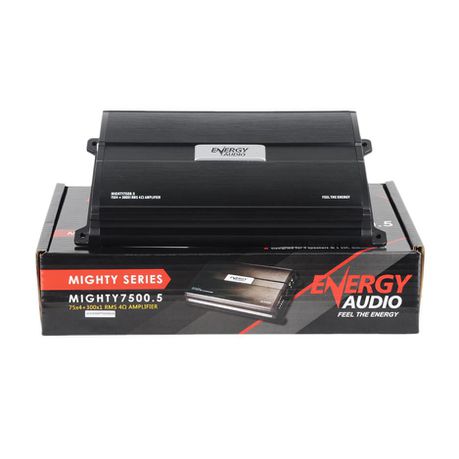 Energy Audio MIGHTY7500.5 5-Channel 75WX4 + 300x1 RMS at 4 Ohm Amplifier
