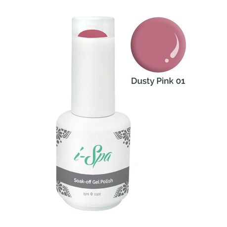 15ml i-Spa Gel Polish - Dusty Pink 01 Buy Online in Zimbabwe thedailysale.shop