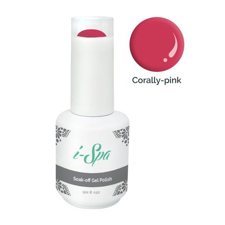 15ml i-Spa Gel Polish - Corally Pink