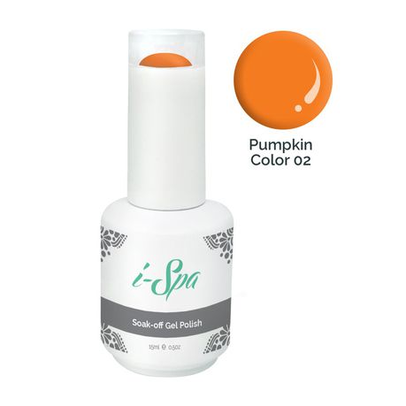 15ml i-Spa Gel Polish - Pumpkin Color 02 Buy Online in Zimbabwe thedailysale.shop