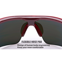 Load image into Gallery viewer, Polarized Sunglasses (UV400) - Unisex - Red
