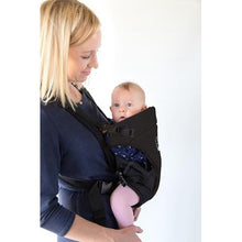 Load image into Gallery viewer, BabyWombWorld Classic Front &amp; Back 3-in-1 Baby Carrier - Black
