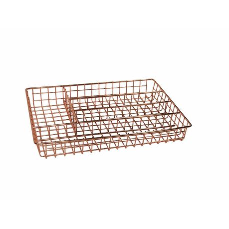 Continental Homeware Rose Gold Cutlery Divider