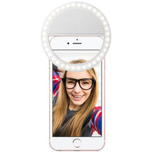 Load image into Gallery viewer, Rechargeable LED Selfie Light - Black
