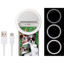 Load image into Gallery viewer, Rechargeable LED Selfie Light - Black
