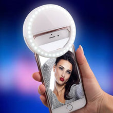 Load image into Gallery viewer, Rechargeable LED Selfie Light - Black

