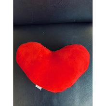 Load image into Gallery viewer, Heart Shaped Mermaid Colour Changing Sequin Pillow - Red &amp; Silver
