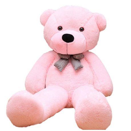 Giant Cudly Plush Teddy Bear w Bow-Tie- Pink  - 120cm Buy Online in Zimbabwe thedailysale.shop