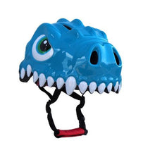 Load image into Gallery viewer, Crazy Melon Kid&#39;s Cycling Helmet - Dino Blue

