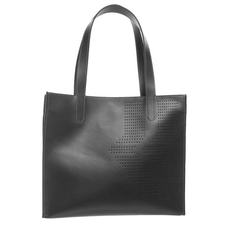 Kurgan Kenani Tulbagh - Leather Tote Bag - Black Buy Online in Zimbabwe thedailysale.shop