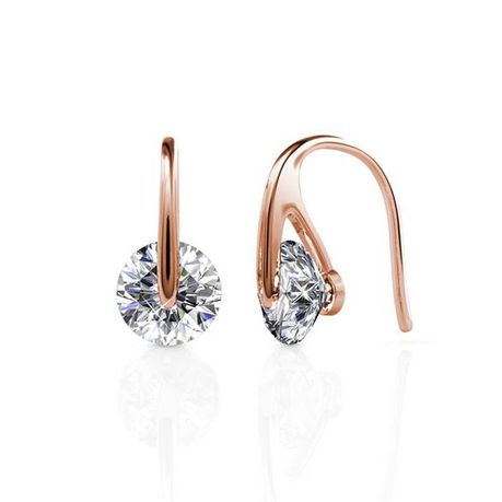 Destiny Hailey Earrings with Swarovski Crystals - Rose gold Buy Online in Zimbabwe thedailysale.shop