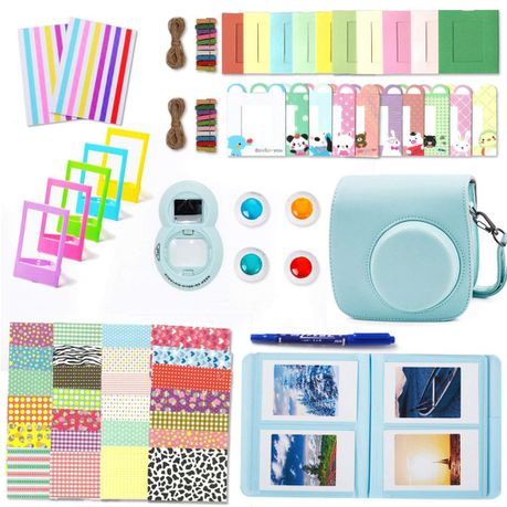 10-in1 Instax Mini 8 & 9 Camera Case & Accessories Bundle - Ice Blue Buy Online in Zimbabwe thedailysale.shop