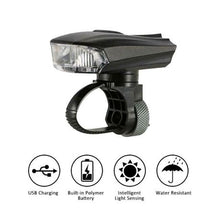 Load image into Gallery viewer, Bicycle Front Light Torch USB Rechargeable Handlebar Lamp
