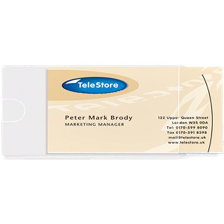 3L Self-Adhesive Business Card Pockets Side Open (Pack of 10) Buy Online in Zimbabwe thedailysale.shop