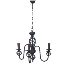 Load image into Gallery viewer, Wrought Iron Chandelier 3 Lights - Bright Star Lighting
