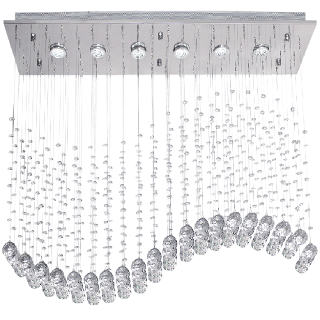 Small Stainless Steel Drop Tier Crystal Pendant Buy Online in Zimbabwe thedailysale.shop