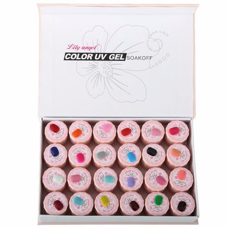 24 Colour Soak Off UV Gel Set Buy Online in Zimbabwe thedailysale.shop