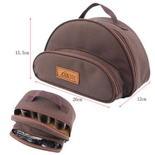 Load image into Gallery viewer, Stylish Silverware Holder Flatware Organizer with Wood Base
