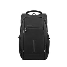 Load image into Gallery viewer, KAKA 2215 Anti-Theft Reflective Notebook Backpack - Black
