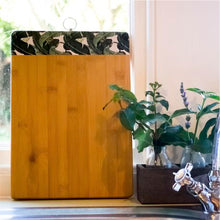 Load image into Gallery viewer, ALTA Bamboo Cutting Board with Pattern - Palm Leaves
