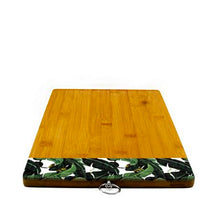 Load image into Gallery viewer, ALTA Bamboo Cutting Board with Pattern - Palm Leaves

