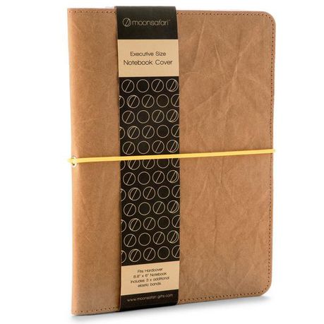 A5 Notebook Cover Brown Washable Craft Paper, Grey Felt Interior Buy Online in Zimbabwe thedailysale.shop